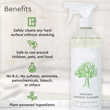 Limpador biodegradável perfumado personalizado para todos os objetivos